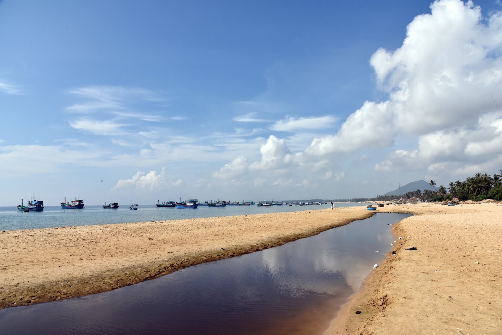 Φωτογραφία του Long Thuy Beach παροχές περιοχής