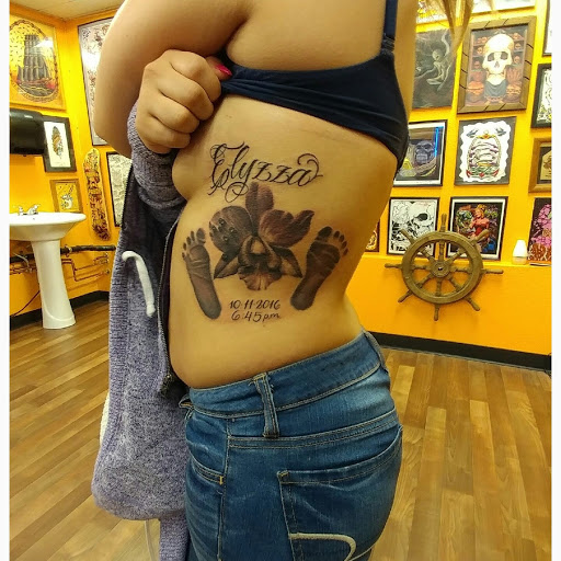 Explore tattoo ideas for inner forearm, creative tattoo ideas in Stockton, available at THE PIRATES LOUNGE TATTOO PARLOR