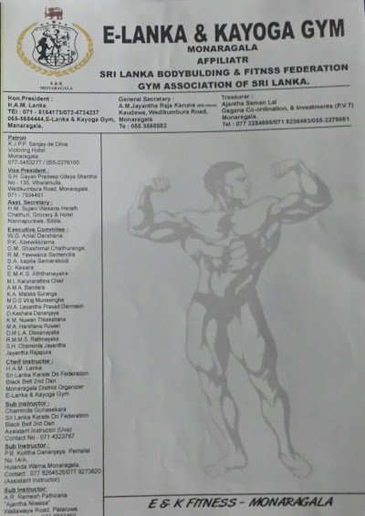 Photos of E-LANKA AND KAYOGA GYM