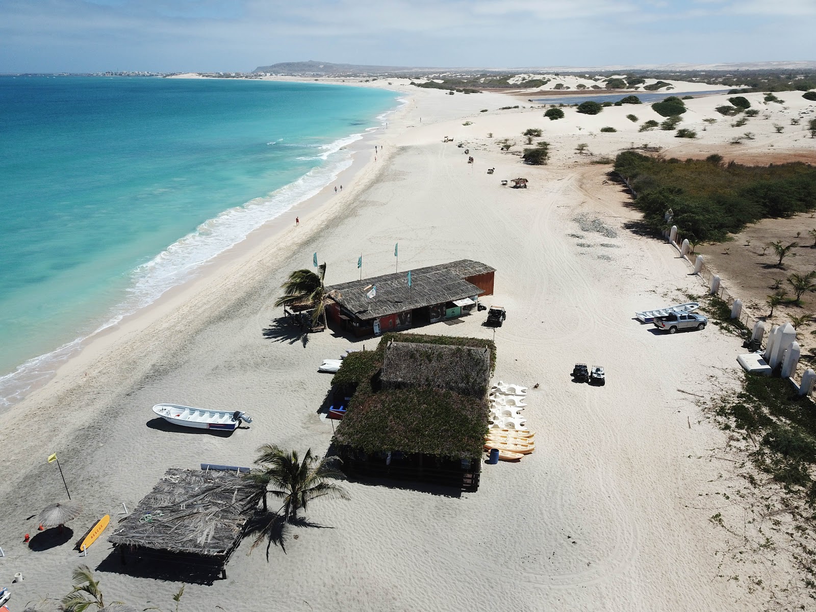 Photo of Praia das Dunas Beach and the settlement