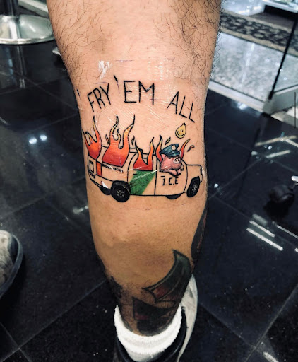 Explore mens finger tattoos ideas, creative tattoo ideas in Astoria, available at Xolotl Tattoo Gallery