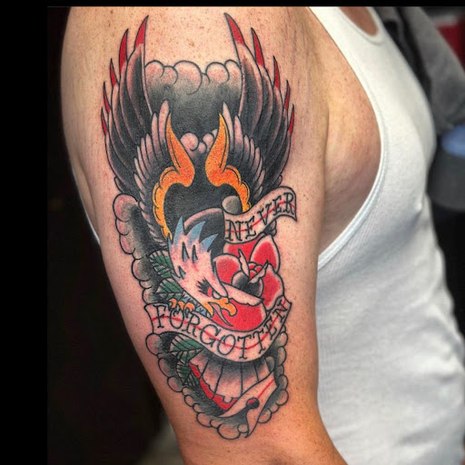 Explore fallout 4 tattoo ideas, creative tattoo ideas in Goose Creek, available at Red Kirin Tattoo