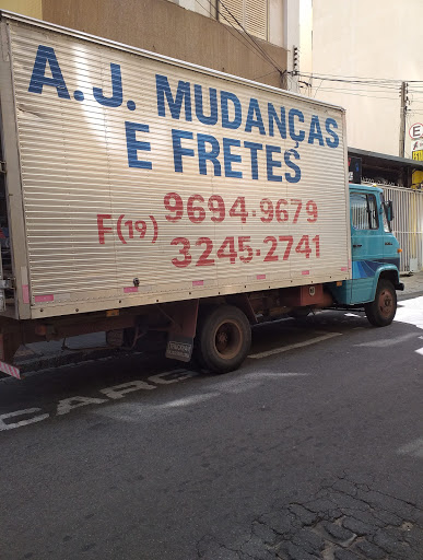 Logo da empresa - Aj mudanças e fretes