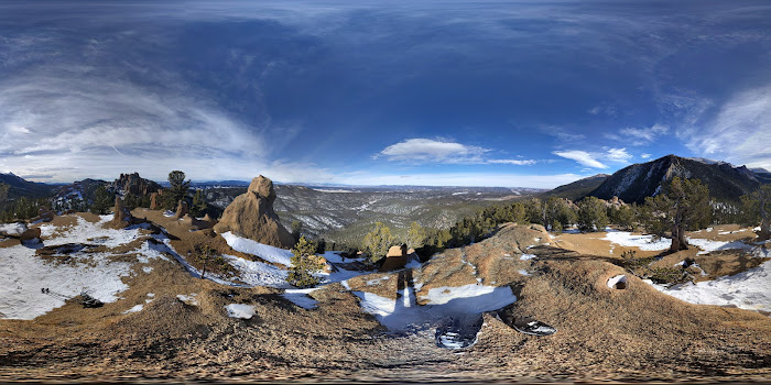 Hiking area near Pikes Peak Paradise Bed and Breakfast