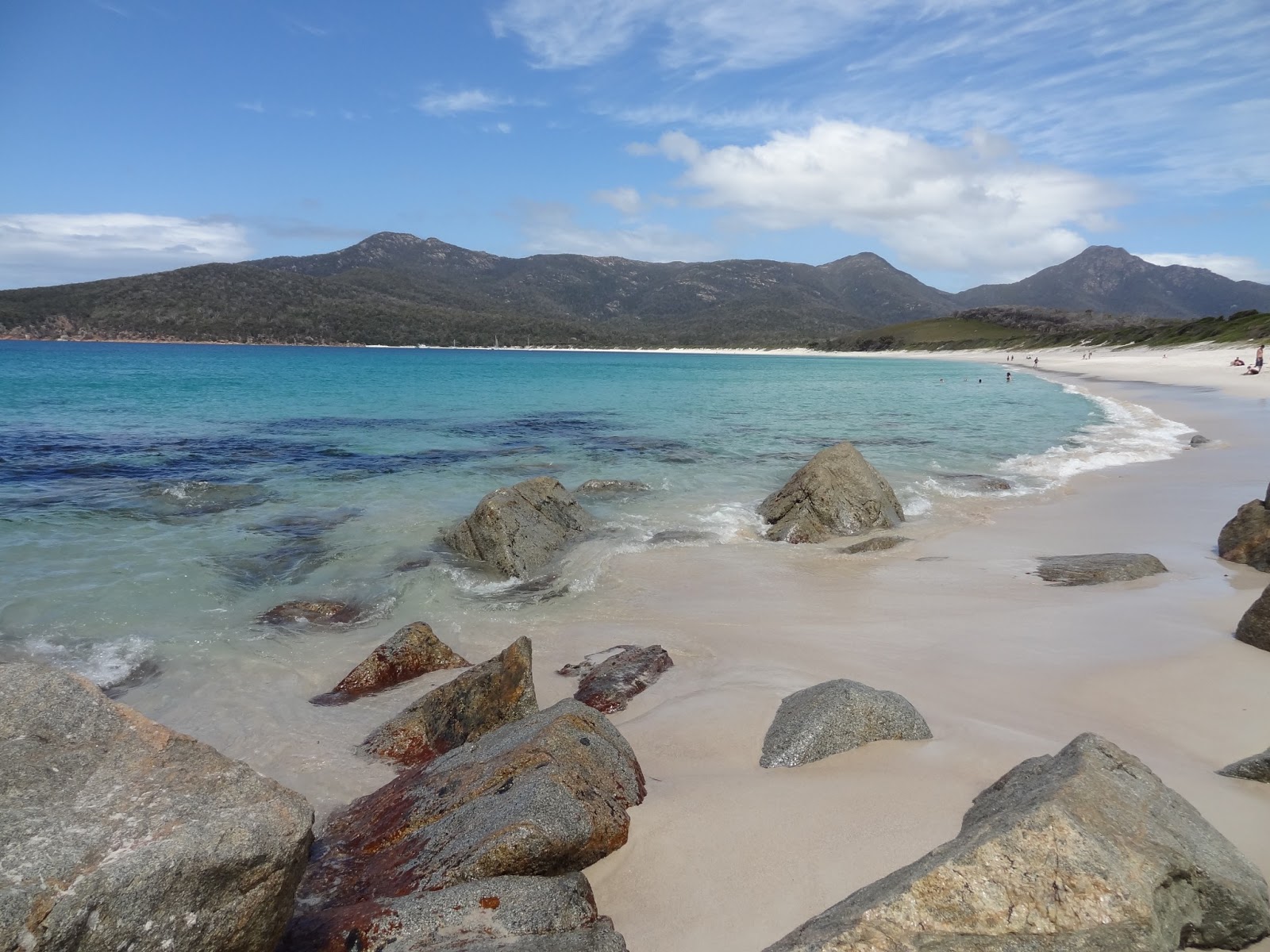 Photo de Cooks Beach avec rivage droit, long