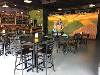 A row of beer taps