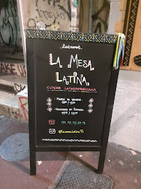 La Mesa Latina à Marseille carte
