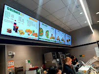Menu du Subway à Jena