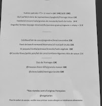 restaurant Culotté à Honfleur menu