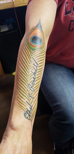 Explore let go and let god tattoo ideas, creative tattoo ideas in Grand Island, available at Smokin Joes Tattoo