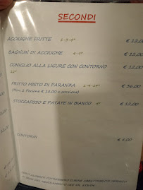 Restaurant Locanda L'Erba Luisa à Paderna (le menu)