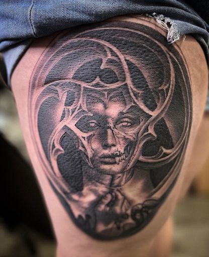 Explore valentine tattoo ideas, creative tattoo ideas in Houston, available at RS3 Studios