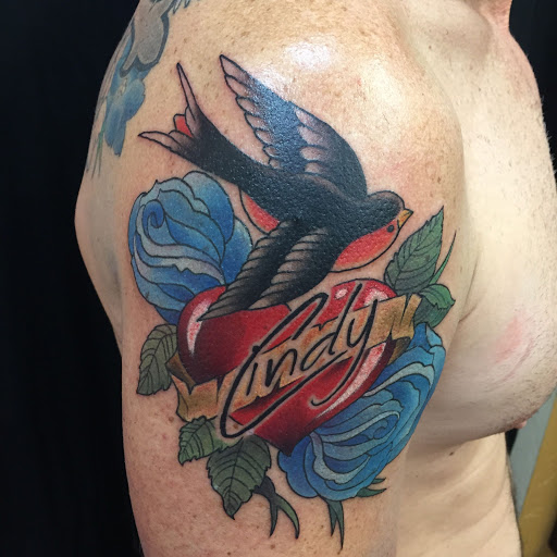 Explore chest sleeve tattoo ideas, creative tattoo ideas in San Diego, available at Funhouse Tattoo