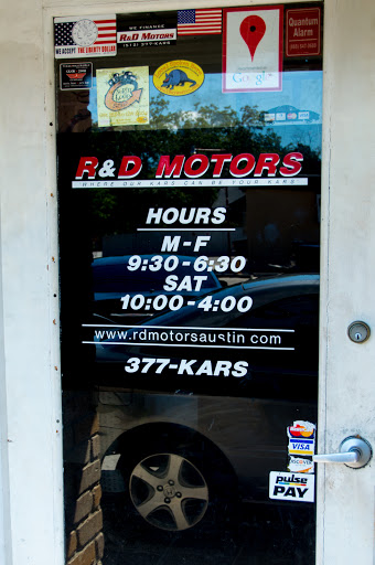 Used Car Dealer «R&D Motors», reviews and photos, 200 E 53rd St, Austin, TX 78751, USA