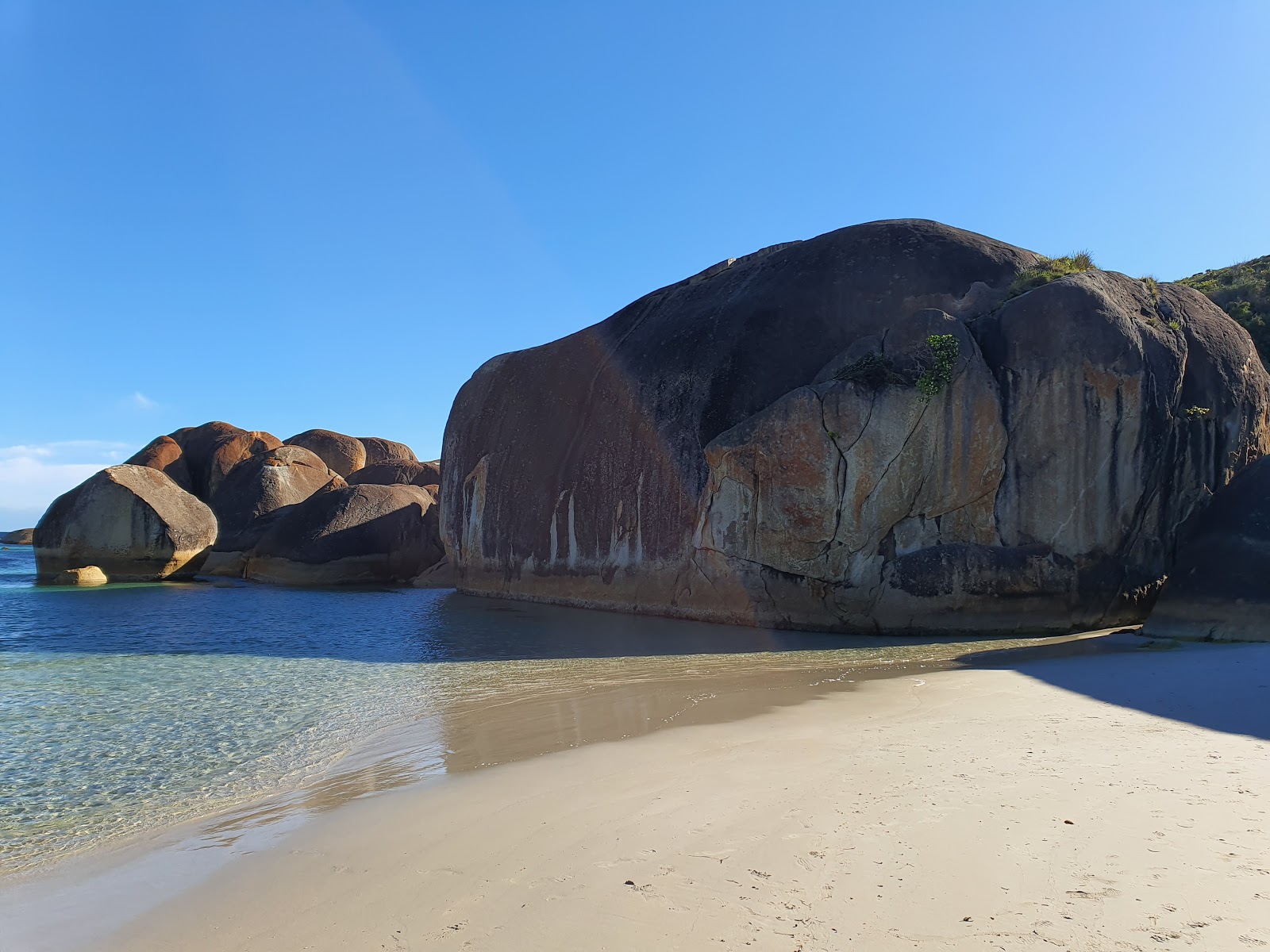 Foto van Elephant Rocks Beach wilde omgeving