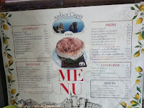 Pizzeria Trattoria Antica Capri à Naples menu