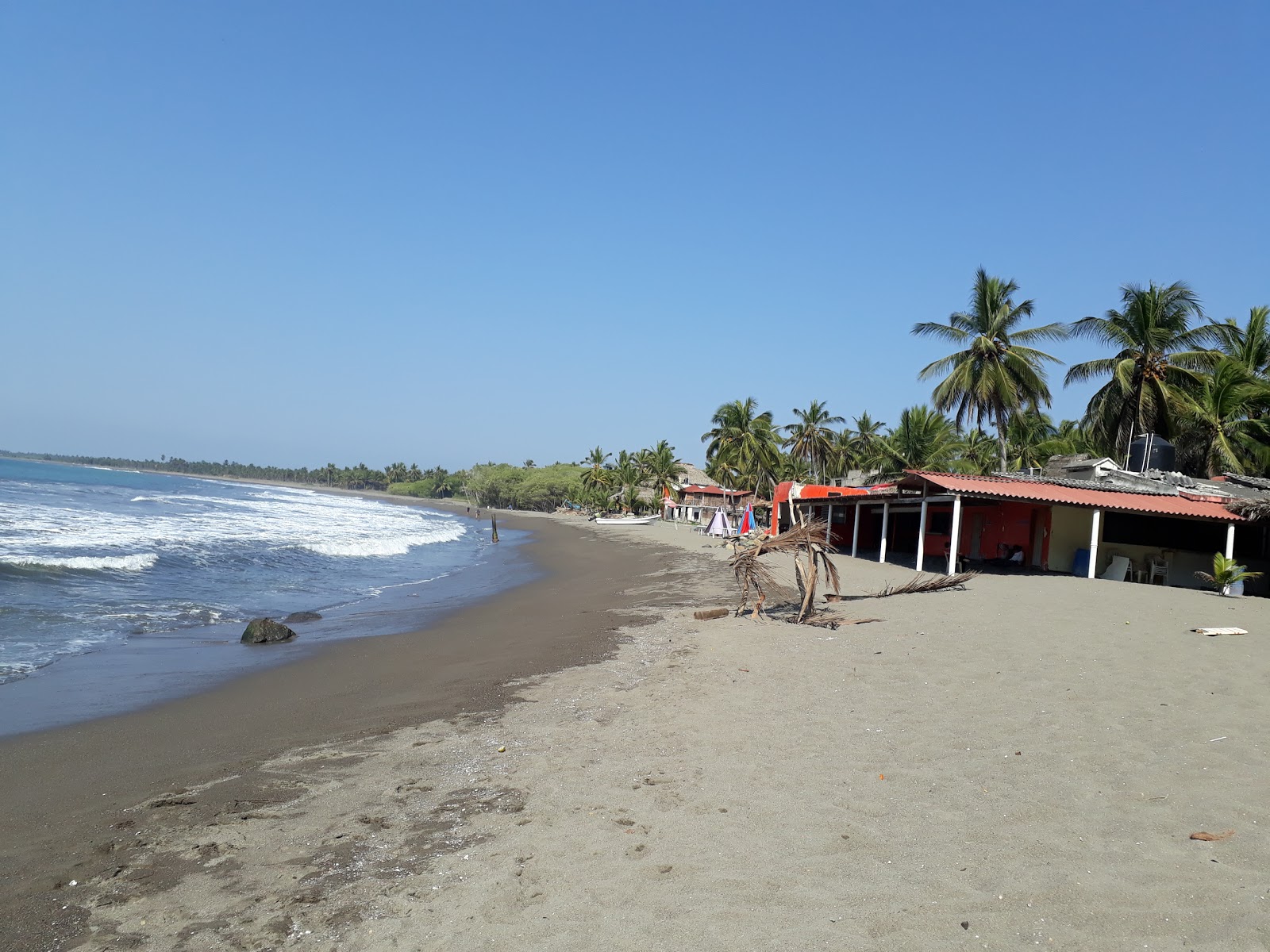 Fotografie cu Playa de San Telmo zonele de facilități