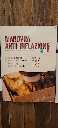 Tramvai à Crema menu