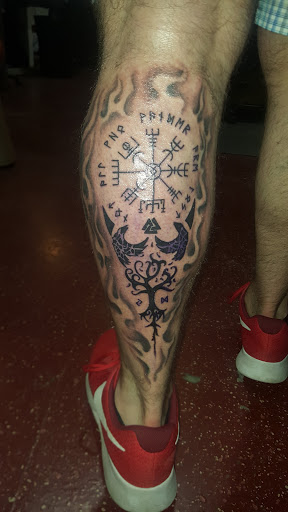 Explore scarface tattoo ideas, creative tattoo ideas in Casper, available at Black Sunday Tattoo