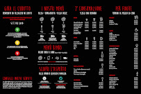 Menu du PizzaClub No Limits - Somma Lombardo à Somma Lombardo