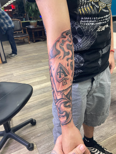 Explore tattoo coverup ideas, creative tattoo ideas in Bullhead City, available at Smoke and Dagger Tattoo