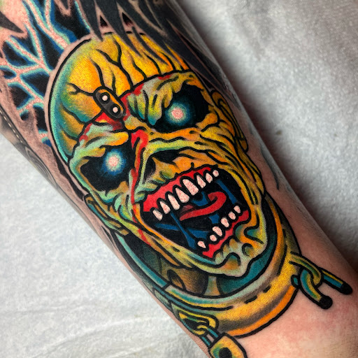 Explore stitched tattoo ideas, creative tattoo ideas in Hendersonville, available at Revival Tattoo Company