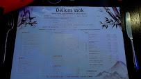 Menu / carte de Délices Wok à Lille