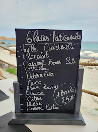 Restaurant L'Acula Marina Plage à L'Île-Rousse (le menu)
