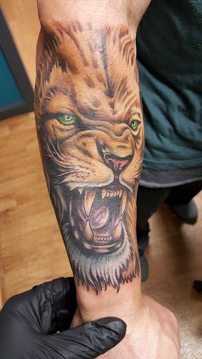 Explore super mario tattoo ideas, creative tattoo ideas in Webster, available at MOONSHINE INK TATTOO CO.