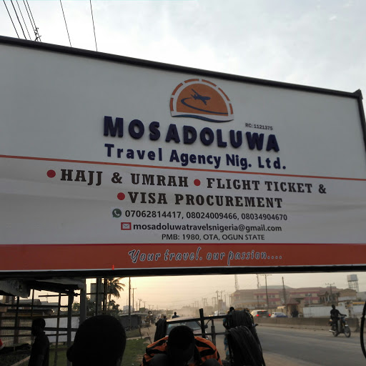 Mosadoluwa Travel Agency Nigeria Ltd, Km 4, 280 Idiroko Road, Beside MAN Branch Office, Oba T. The Dada Market, Ota, Nigeria, Travel Agency, state Ogun