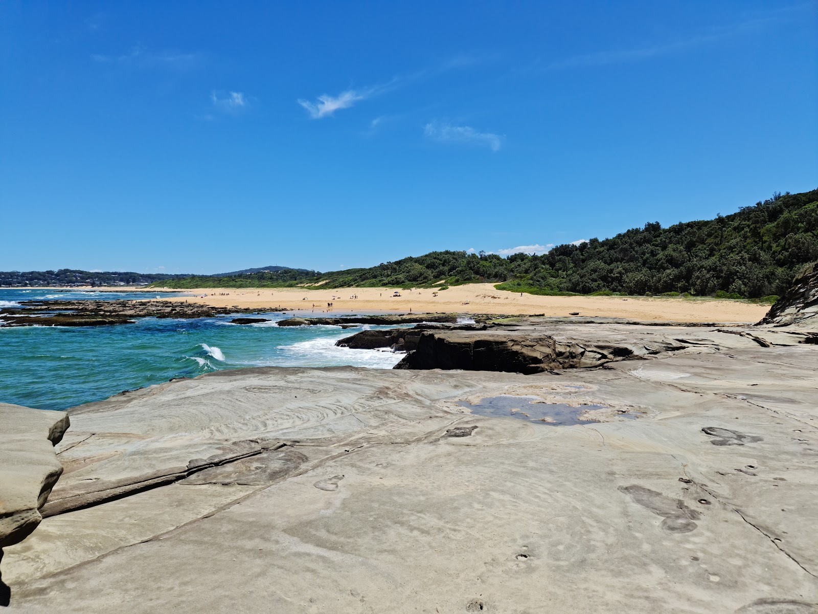 Wamberal Beach的照片 带有细腻的米色沙子表面