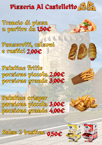 Pizzeria Al Castelletto à Lucera - menu / carte