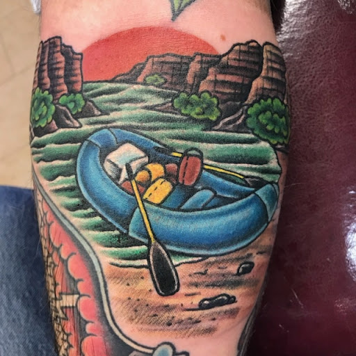 Explore women tattoo sleeve ideas, creative tattoo ideas in Libertyville, available at Lucky Seven Tattoo