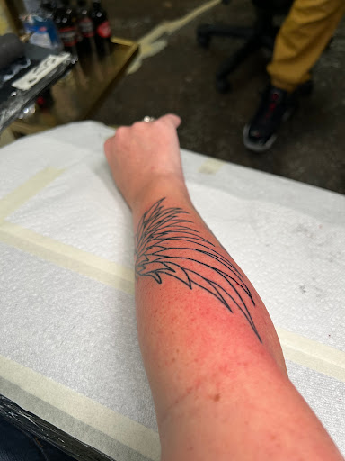 Explore tattoo ideas men forearm, creative tattoo ideas in Cleveland, available at Vanaheim Tattoo and Piercing Studio