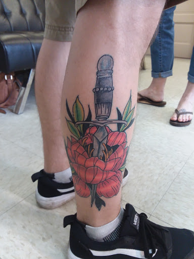 Explore infinity heart tattoo ideas, creative tattoo ideas in Hanover, available at Josiah Morgan Tattooer