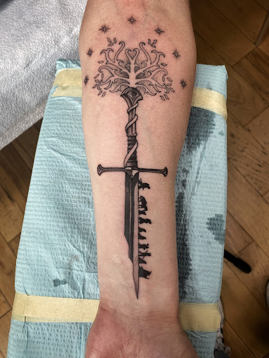 Explore prison tattoo ideas, creative tattoo ideas in Magnolia, available at Mr. Grays Tattoo Studio