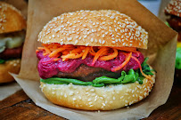 Hamburger du Restaurant végétalien Mopa à Paris - n°10