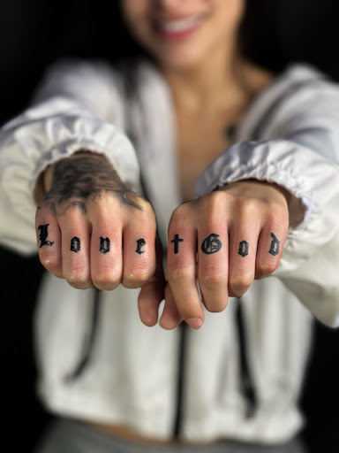 Explore color tattoo cover up ideas, creative tattoo ideas in Houston, available at The Dark Anchor