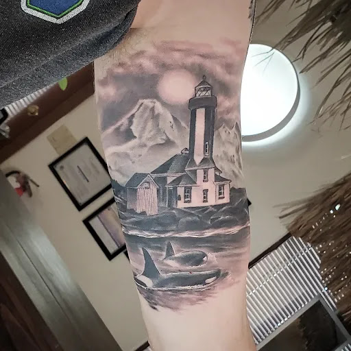 Explore dragonball tattoo ideas, creative tattoo ideas in Bellingham, available at Beluga Palooza Tattoo