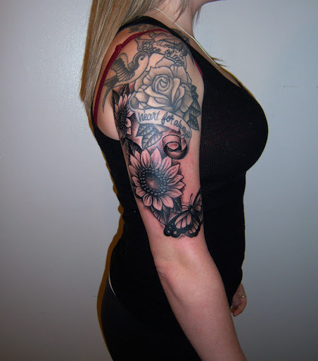 Explore half chest tattoo ideas, creative tattoo ideas in Hebron, available at Explosive Ink Tattoo