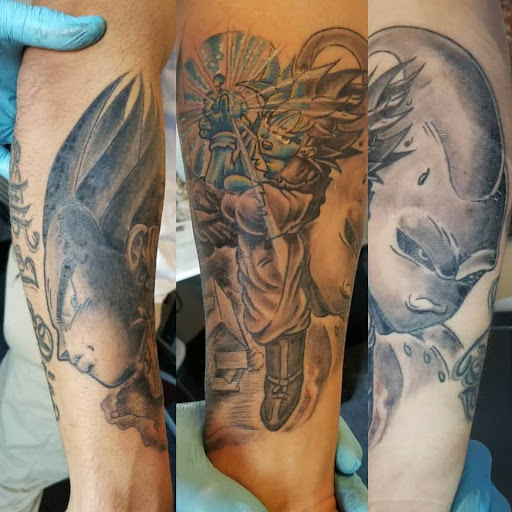 Explore back tattoos ideas, creative tattoo ideas in Saint Paul, available at Black Coffin Tattoo