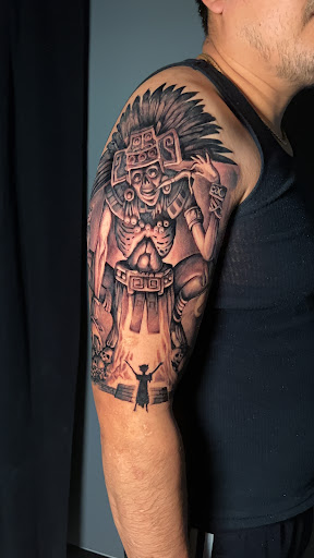 Explore aviation tattoo ideas, creative tattoo ideas in Fontana, available at Iconiq Tattoo Studio