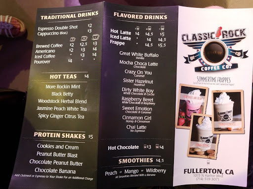 Coffee Shop «Classic Rock Coffee Co», reviews and photos, 1015 N Harbor Blvd, Fullerton, CA 92832, USA