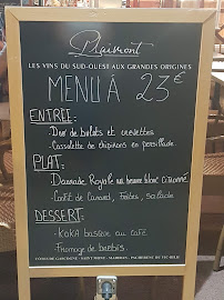 Restaurant Ispeguy à Ciboure menu