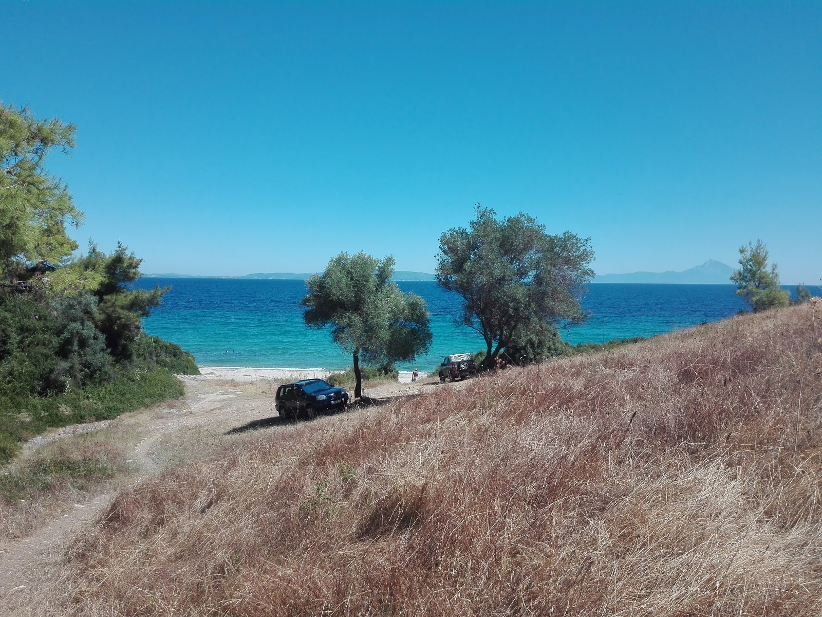 Foto de Salonikiou beach II zona salvaje