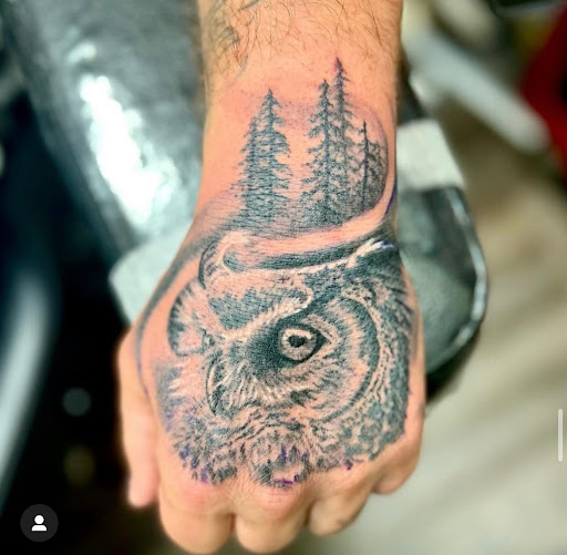Explore hawaiian sleeve tattoo ideas, creative tattoo ideas in Virginia Beach, available at Sandbridge Tattoo