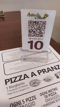 Menu / carte de Pizzeria Antonio e Manu Quarto à Quarto