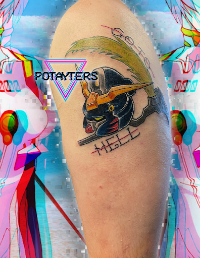 Explore qr code tattoo ideas, creative tattoo ideas in Palm Harbor, available at Angry Owl Tattoo and Piercing