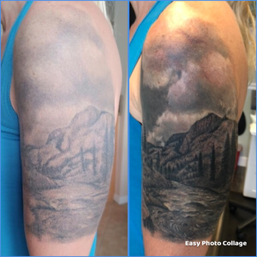 Explore pelican tattoo ideas, creative tattoo ideas in Englewood, available at Point of Entry Tattoo