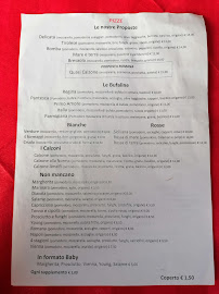 Menu / carte de La Serenella à Grado